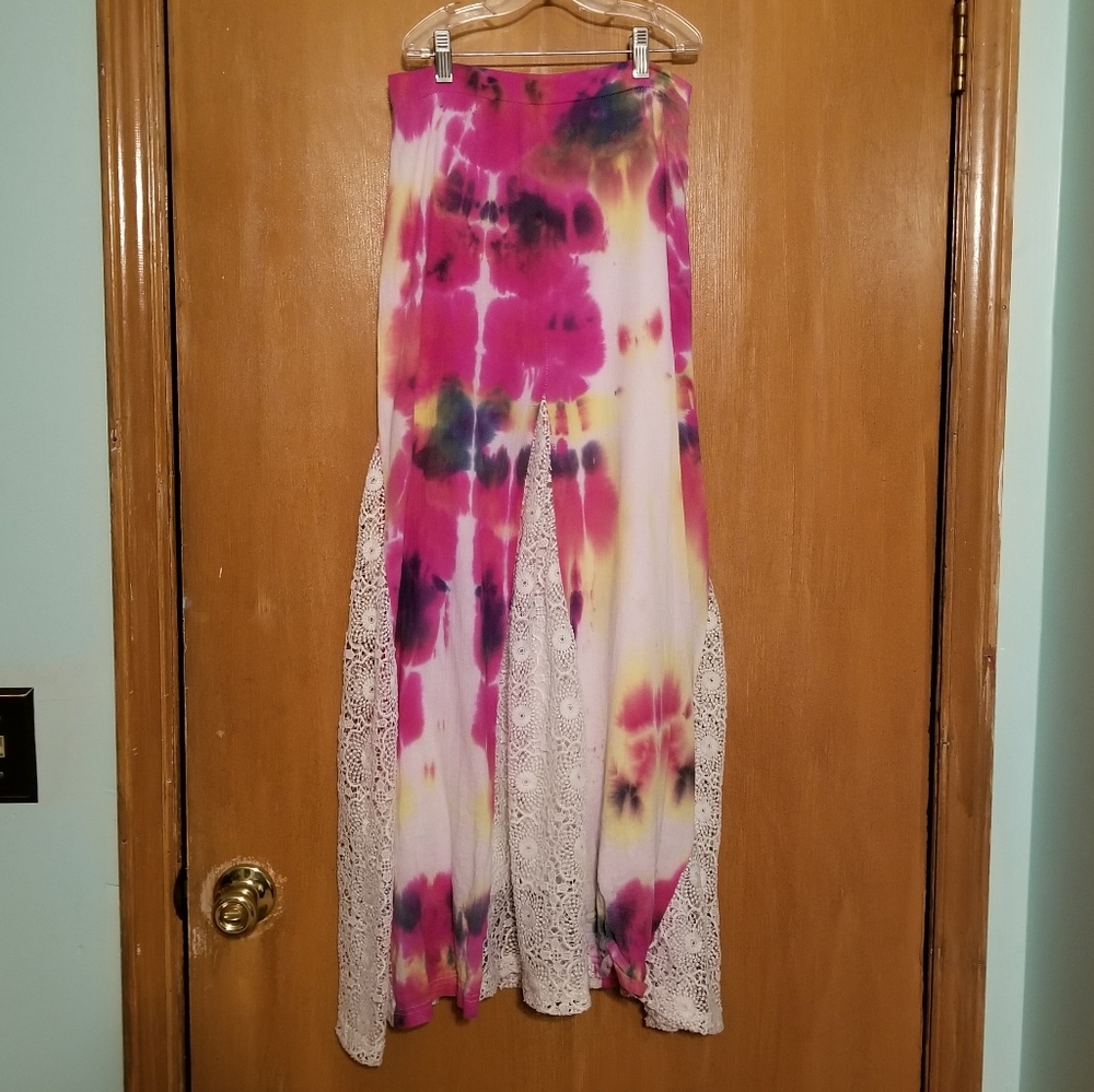 Tie Dye High Waisted Skirt